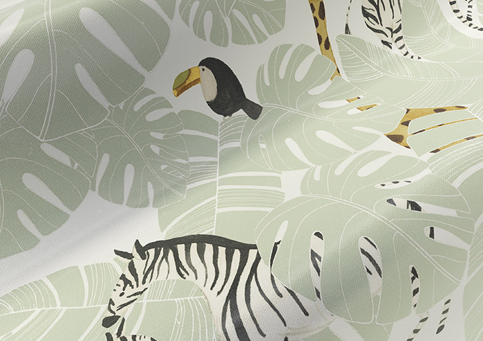 Wild Thing, Sage - Twist&Fit Roman Blind - Image 4